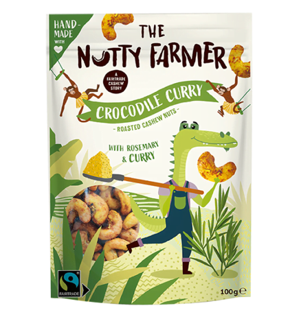 Anacardos al romero y curry 100g - The Nutty Farmer