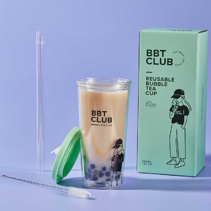 BBT CLUB - Reusable Bubble Tea Cup Set BBT CLUB - Reusable Bubble Tea Cup Set