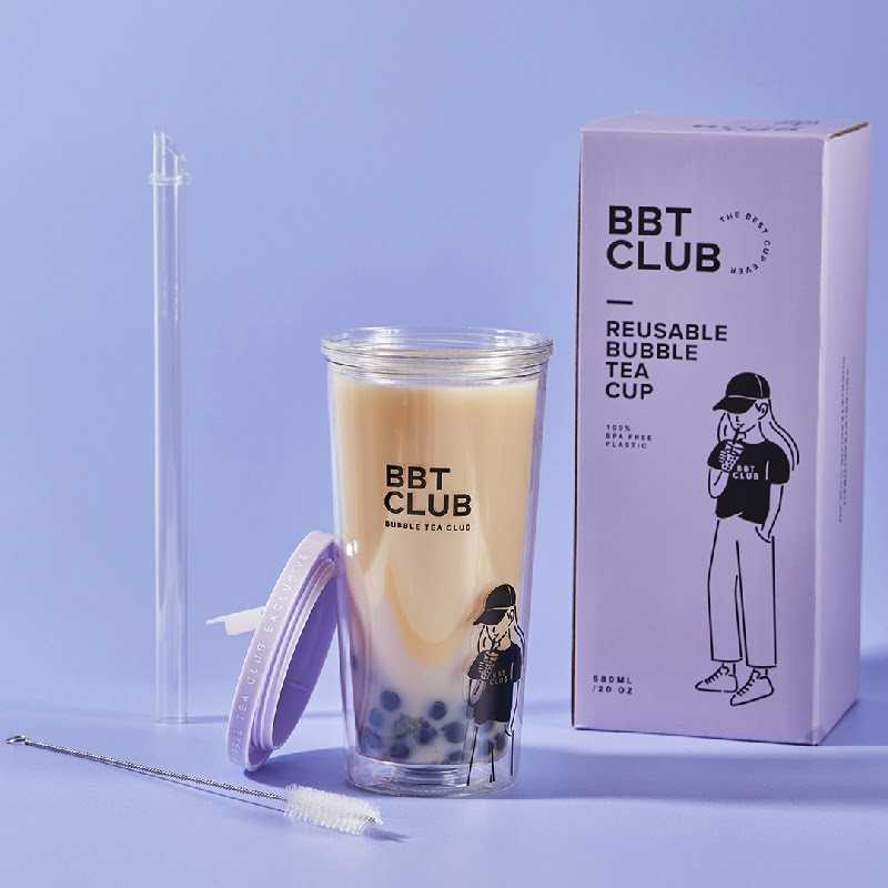 BBT CLUB - Set de tasse pour Bubble Tea réutilisable BBT CLUB - Set de tasse pour Bubble Tea réutilisable