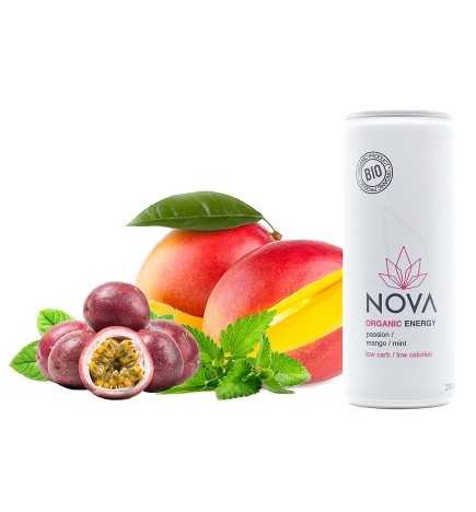 Bebida Energizante Ecológica - Pasión, Mango y Menta