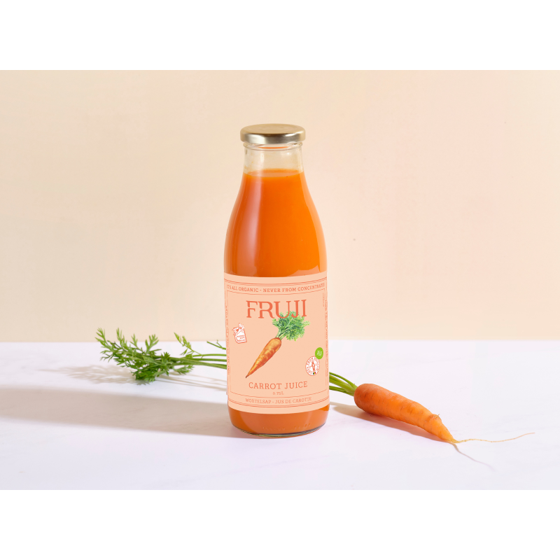 Organic Carrot Juice 750ml - FRUJI