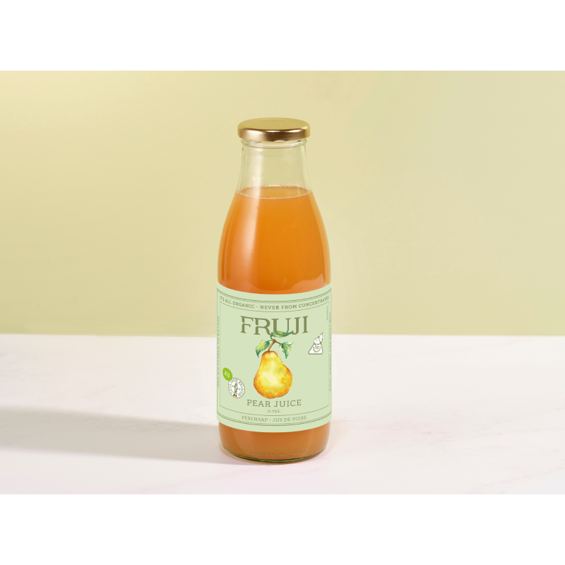 Jus de Poire Bio 750ml - FRUJI Jus de Poire Bio 750ml - FRUJI