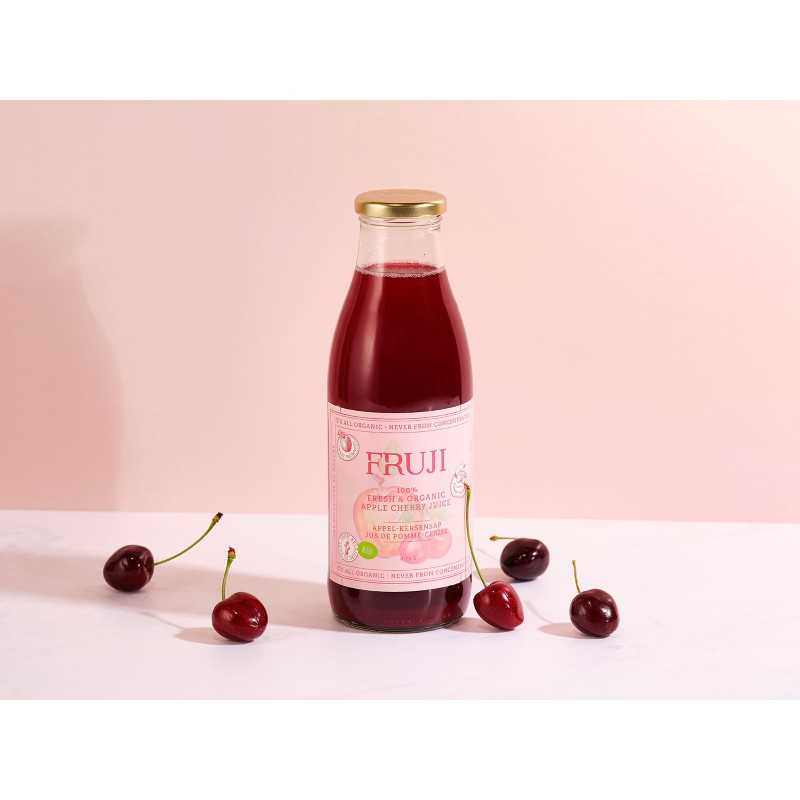 Organic Cherry Apple Juice 750ml - FRUJI