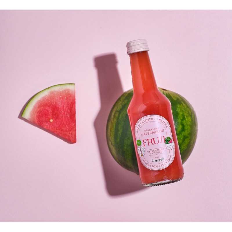 Limonade - Pastèque Pétillante Bio 250ml - FRUJI