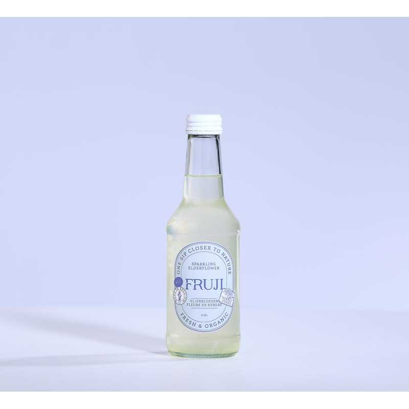 Limonade - Fleurs de Sureau Pétillante Bio 250ml - FRUJI Limonade - Fleurs de Sureau Pétillante Bio 250ml - FRUJI