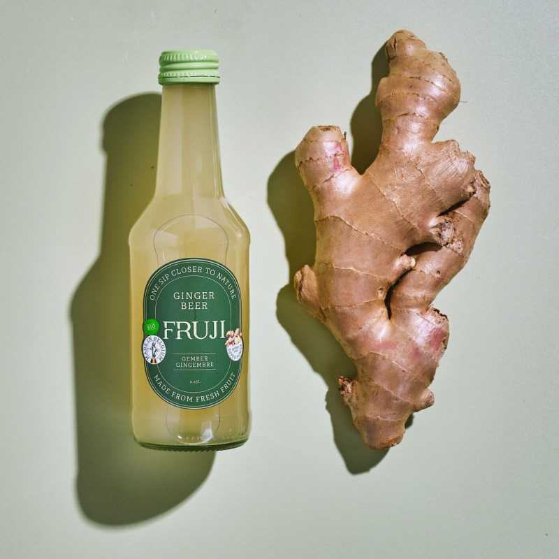 Lemonade - Organic Ginger Beer Alcohol Free - FRUJI